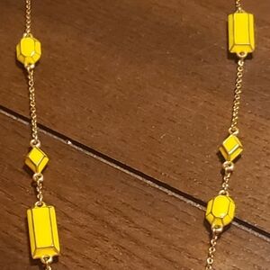 Kate Spade Yellow and Gold Necklace